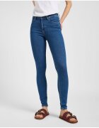 Lee Дънки Дамски - Scarlett High - Skinny Fit - Висока Талия - 5 Джоба - Цип - Дълги - Памук - W27-L29 US