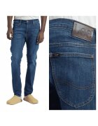 Lee Мъжки дънки - Luke - Slim Fit - Средна талия - Дълги - Цип - 5 джоба - Памук