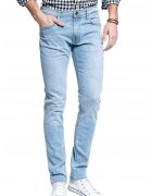 Lee Мъжки дънки - Luke - Slim Fit - Средна талия - Цип - Дълги - 5 джоба - Памук - W32 L32