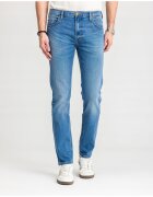 Lee Мъжки дънки Rider - Slim Fit - Средна талия - Цип - Дълги - 5 джоба - Памук -