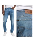 Lee Мъжки дънки - Rider - Slim Fit - Висока талия - 5 джоба - Цип - Дълги - Памук - W34-L32 US