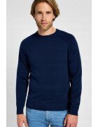 Lee Мъжки пуловер - CLEAN RAGLAN - втален - - памук