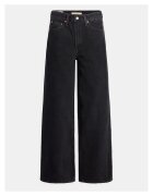 Levis Дамски широки дънки черни