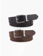 Levi's Двулицев кожен колан с лого