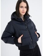 Levis Късо зимно яке с качулка и капитониран дизайн