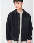 Levis Плюшено яке с цип и джоб на гърдите