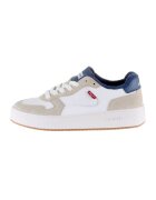 Levis Спортни обувки от кожа и велур - Бял/Бежов/Тъмносин