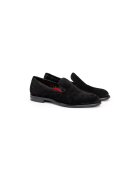 LLOYD Мъжки мокасини WELLINGTON Елегантни - Велур Slip-On - Черни