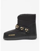 Love Moschino Апрески с лесно обуване - Червен/Златист