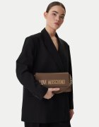 Love Moschino Дамска чанта - екологична кожа - кафява