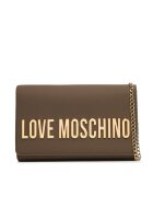 Love Moschino Дамска чанта - екологична кожа - кафява - Един размер INTL