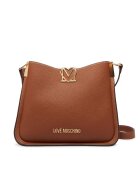 Love Moschino Дамска чанта - екологична кожа - кафява - Един размер INTL