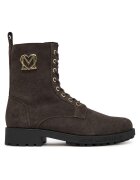 Love Moschino Дамски боти - естествена кожа - кафяви