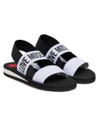 Love Moschino Дамски сандали бял/черен
