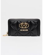 Love Moschino Портфейл от капитонирана еко кожа