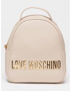 Love Moschino Раница от еко кожа с метално лого