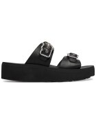 Love Moschino сандали от естествена кожа с платформа и каишки с метални катарами - - 40