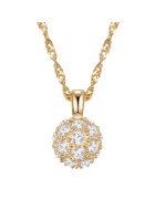 Lulu  Jane Колие с 14К злато и кристали
