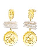 Lulu  Jane Висящи обеци с покритие от 14K злато