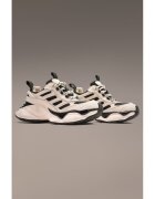 Made By Society Unisex Eco Leather Sneakers - Черен/Бежов