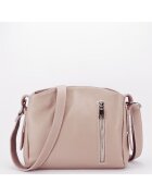 Made in Italy Чанта от естествена кожа 8923 123 Pink Светлорозов