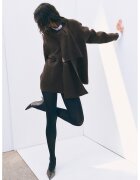 Mango Плетена жилетка с отделящ се шал