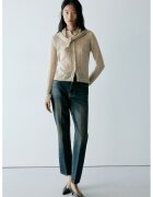 Mango Жилетка с ажур и плетен шал