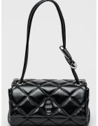 Marc Jacobs Капитонирана кожена чанта Baguette
