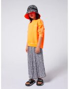 Marc Jacobs Плисирана пола с надпис - Черен/Мръснобял
