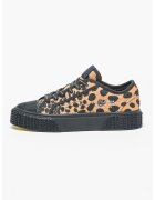 Marc Jacobs Спортни обувки с животинска шарка - Черен/Светлокафяв