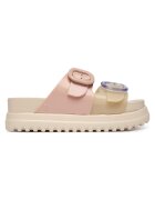 Melissa Дамски чехли - на платформа - бежови - пластмасови