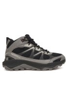 Merrell Мъжки спортни обувки Tempo Exp Mid - текстил - черно/сиво