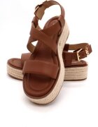 Michael Kors Дамски сандали Lynn - екологична кожа - височина 4.5 см - с лого