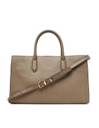 MICHAEL Michael Kors Дамска чанта Birch 115 - цвят Scarlett - от естествена кожа