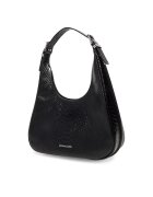 MICHAEL Michael Kors Дамска чанта Nolita - естествена кожа - черна