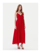 MICHAEL Michael Kors Дамска коктейлна рокля червена - качествена изработка
