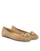 MICHAEL Michael Kors Дамски балеринки Michael Kors - естествена кожа - бежови