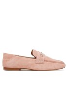 MICHAEL Michael Kors Дамски мокасини Smokey Rose - естествена кожа - модел Lena Loafer