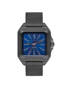 Milano X Change Мъжки часовник MXU10004 - 38x38мм - сива стоманена каишка - сив циферблат - кварцов механизъм