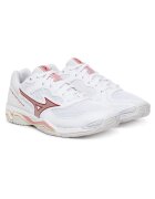Mizuno Мъжки спортни обувки - екологична кожа - бели - за зала