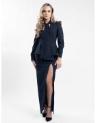 Monarh design Дълга пола Navy Stripe
