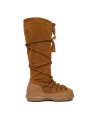 Moon Boot Дамски ботуши коняк - естествена кожа