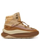 Moon Boot кафяви от велур с връзки