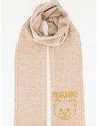 Moschino Вълнен шал с лого