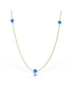 MOSV Lantisor pentru fete - aur 14 KT - pandantive incorporate
