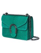 myOwn Дамска чанта Blue Diane от естествена кожа - 15х20см