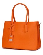 myOwn Дамска чанта от естествена кожа Valentina orange