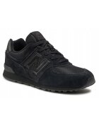 New Balance Детски спортни обувки GC574EVE - кожа - черни