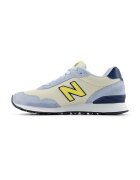 New Balance Спортни обувки 515 под глезена с велур - Жълт/Ледено синьо