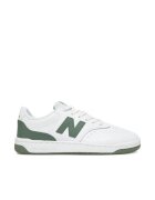 New Balance Спортни обувки с контрастно лого - Кожени - - Бял/Зелен